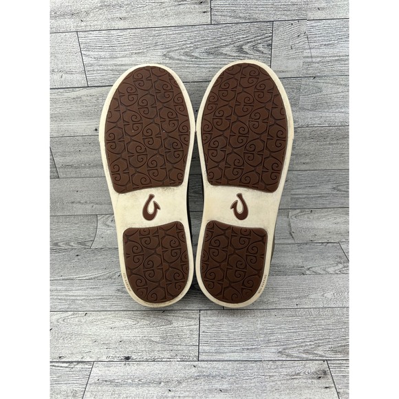 Olukai Pehuea Mesh Slip On Sneakers Olive Green Womens‎ Size 6.5 - Picture 12 of 12